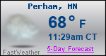 Weather Forecast for Perham, MN