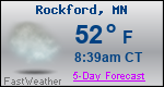 Weather Forecast for Rockford, MN