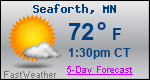 Weather Forecast for Seaforth, MN