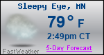 Weather Forecast for Sleepy Eye, MN
