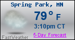 Weather Forecast for Spring Park, MN