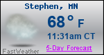 Weather Forecast for Stephen, MN