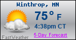 Weather Forecast for Winthrop, MN
