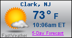 Weather Forecast for Clark, NJ