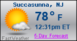 Weather Forecast for Succasunna, NJ