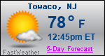 Weather Forecast for Towaco, NJ