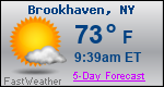 Weather Forecast for Brookhaven, NY