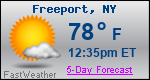 Weather Forecast for Freeport, NY
