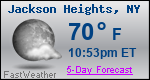 Weather Forecast for Jackson Heights, NY