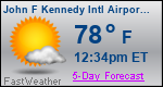 Weather Forecast for John F Kennedy International Airport, NY