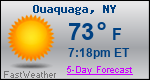 Weather Forecast for Ouaquaga, NY