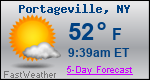 Weather Forecast for Portageville, NY