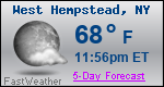 Weather Forecast for West Hempstead, NY