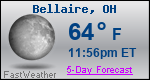 Weather Forecast for Bellaire, OH