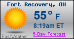 Weather Forecast for Fort Recovery, OH