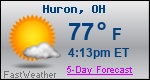 Weather Forecast for Huron, OH