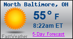 Weather Forecast for North Baltimore, OH