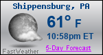 Weather Forecast for Shippensburg, PA