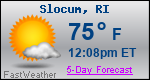 Weather Forecast for Slocum, RI