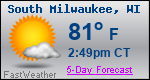 Weather Forecast for South Milwaukee, WI