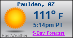 Weather Forecast for Paulden, AZ