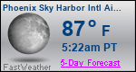 Weather Forecast for Phoenix Sky Harbor International Airport, AZ