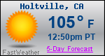 Weather Forecast for Holtville, CA