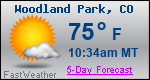 Weather Forecast for Woodland Park, CO