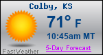 Weather Forecast for Colby, KS