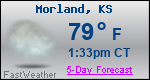Weather Forecast for Morland, KS