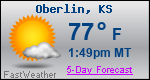 Weather Forecast for Oberlin, KS