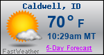 Weather Forecast for Caldwell, ID