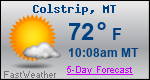 Weather Forecast for Colstrip, MT