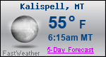 Weather Forecast for Kalispell, MT