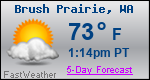 Weather Forecast for Brush Prairie, WA