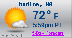 Weather Forecast for Medina, WA
