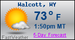 Weather Forecast for Walcott, WY
