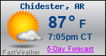 Weather Forecast for Chidester, AR