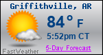 Weather Forecast for Griffithville, AR