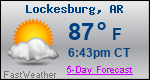 Weather Forecast for Lockesburg, AR