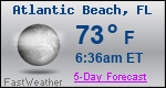 Weather Forecast for Atlantic Beach, FL