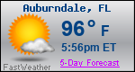 Weather Forecast for Auburndale, FL