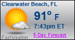 Weather Forecast for Clearwater Beach, FL