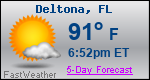 Weather Forecast for Deltona, FL