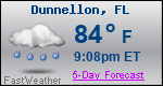 Weather Forecast for Dunnellon, FL