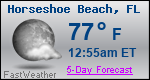 Weather Forecast for Horseshoe Beach, FL