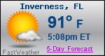 Weather Forecast for Inverness, FL