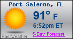 Weather Forecast for Port Salerno, FL