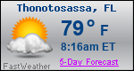 Weather Forecast for Thonotosassa, FL