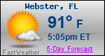 Weather Forecast for Webster, FL